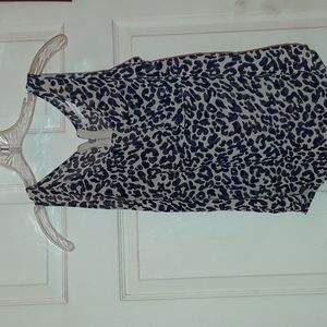 Animal print tank.top sleeveless